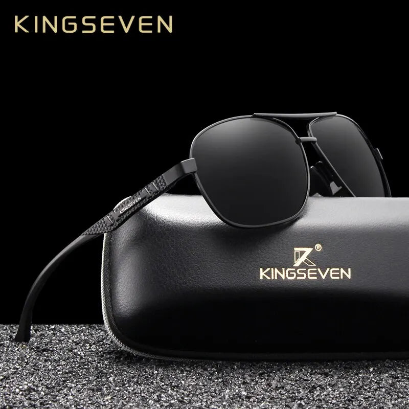 Kingseven polarizado óculos de sol de alumínio uv400
